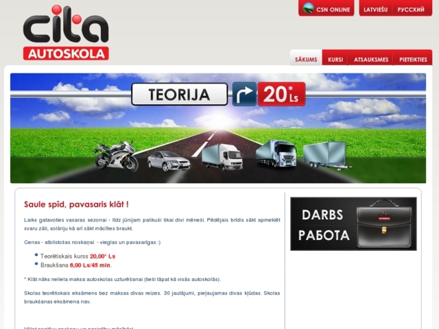 Cita Autoskola, SIA