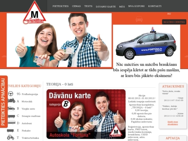 Fortūna autoskola, MBR, SIA